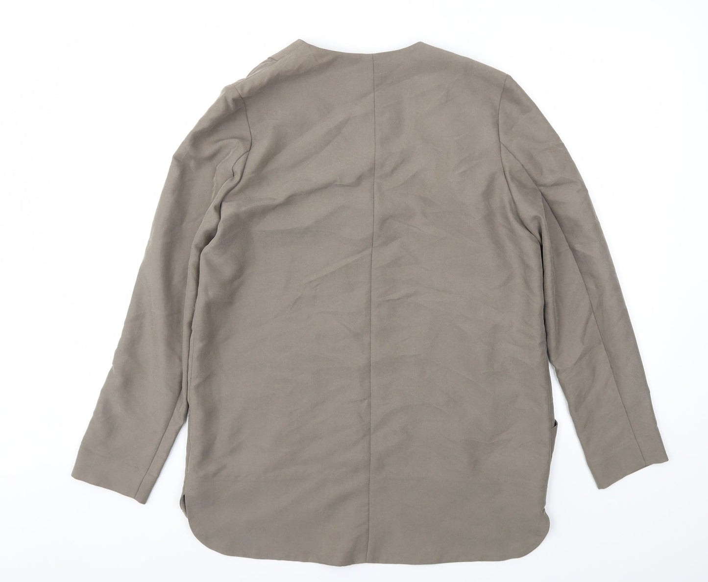 H&M Womens Brown   Jacket Blazer Size 8