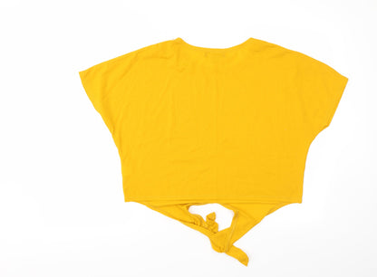 Primark Womens Yellow   Basic T-Shirt Size 8