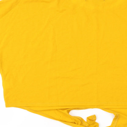 Primark Womens Yellow   Basic T-Shirt Size 8