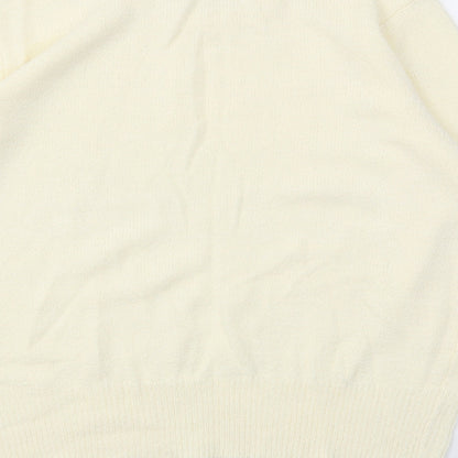 Ann McCartney Womens Ivory   Pullover Jumper Size L