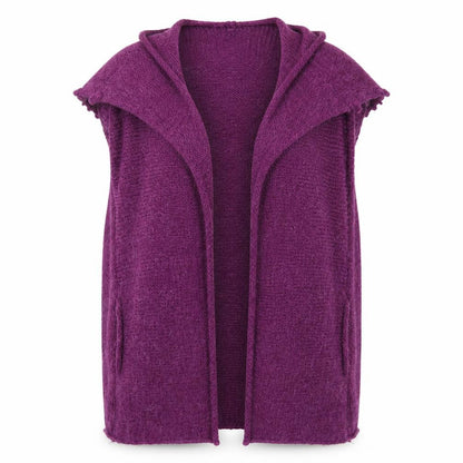 Womens UK Size 10 Night Owl Purple Cardigan Jumper
