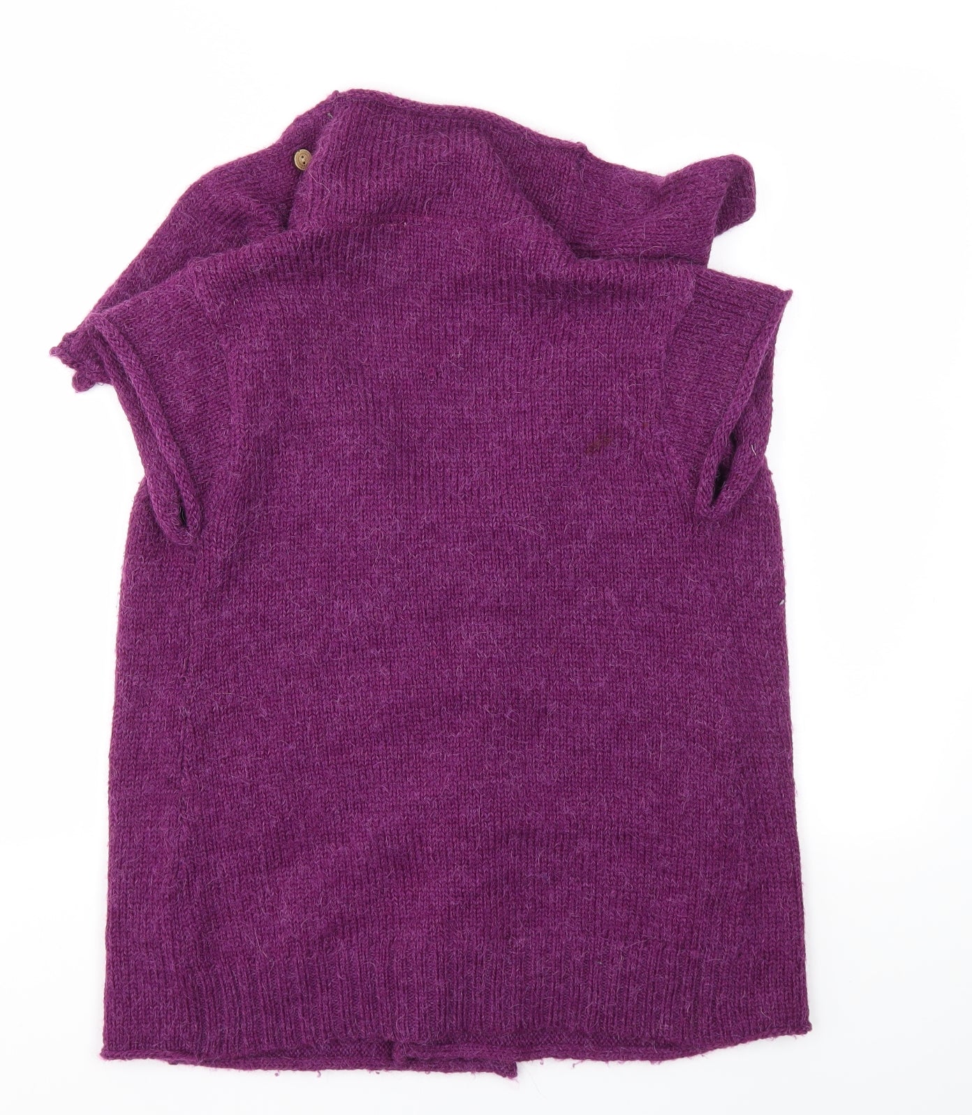 Womens UK Size 10 Night Owl Purple Cardigan Jumper