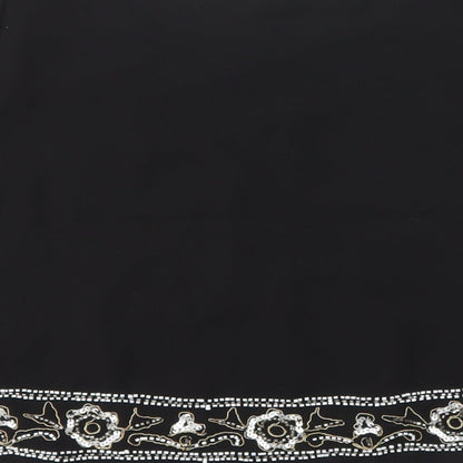 FOREVER 21 Womens Black   Basic Blouse Size S