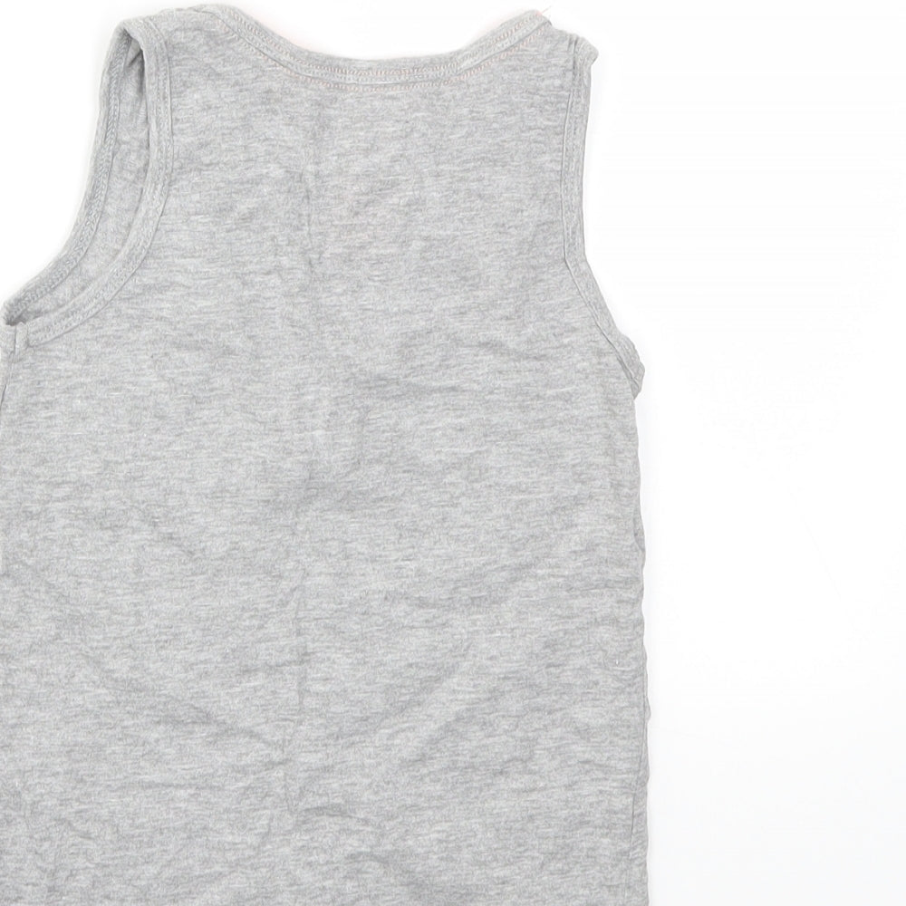 F&F Boys Grey   Basic T-Shirt Size 4-5 Years