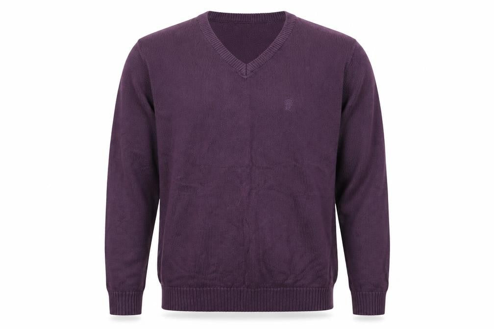 Mens UK Size L Easy Purple Pullover Sweatshirt