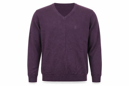 Mens UK Size L Easy Purple Pullover Sweatshirt