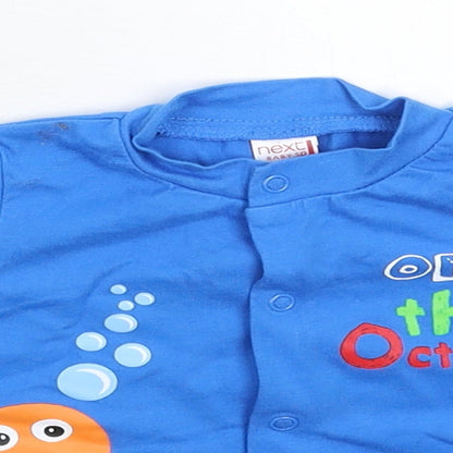 NEXT Baby Blue   Basic Button-Up Size 3-6 Months