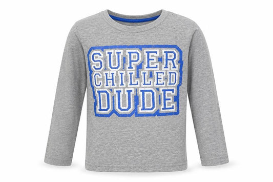 Rebel Boys Grey   Basic T-Shirt Size 3-4 Years