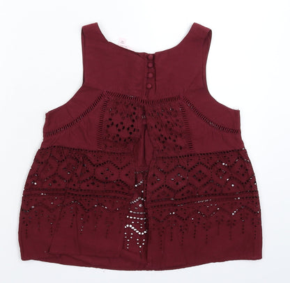 Miss Selfridge Womens Brown   Basic Tank Size 6