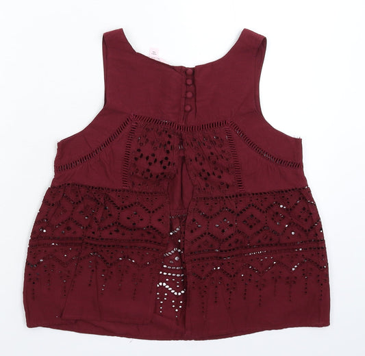 Miss Selfridge Womens Brown   Basic Tank Size 6