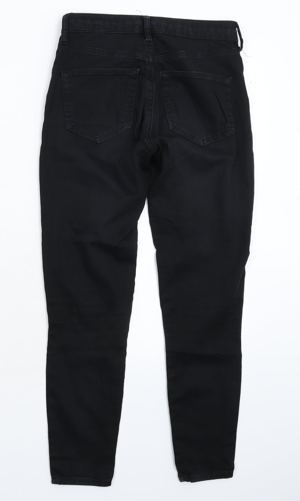 Topshop Womens Black  Denim Skinny Jeans Size 28 in L25 in