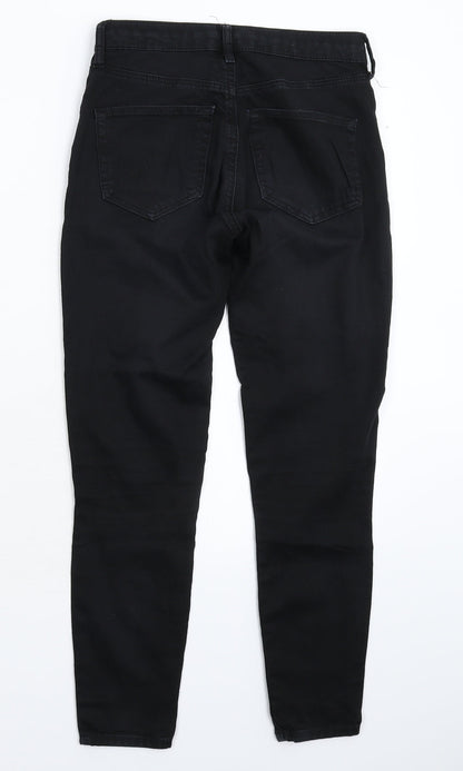 Topshop Womens Black  Denim Skinny Jeans Size 28 in L25 in