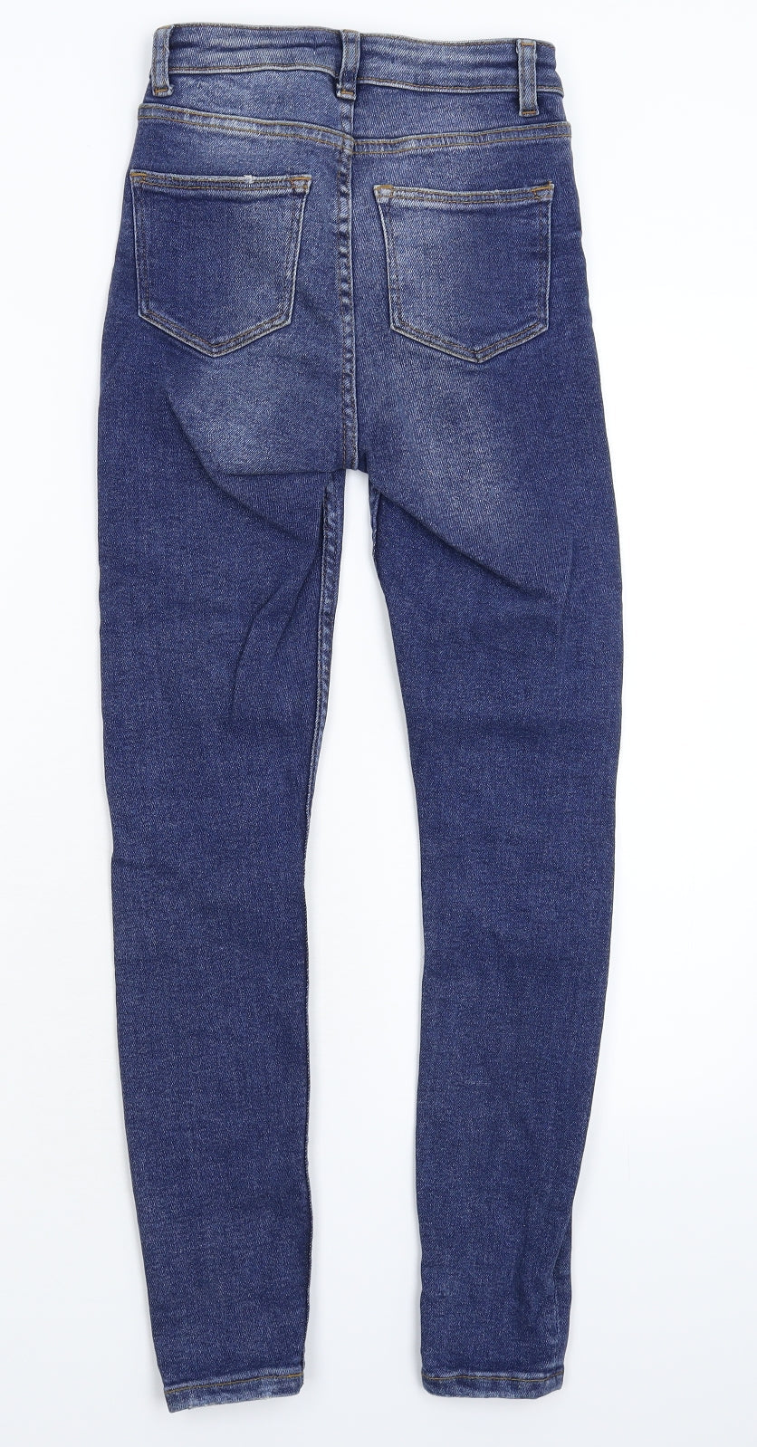 Denim & Co. Womens Blue  Denim Skinny Jeans Size 4 L26 in