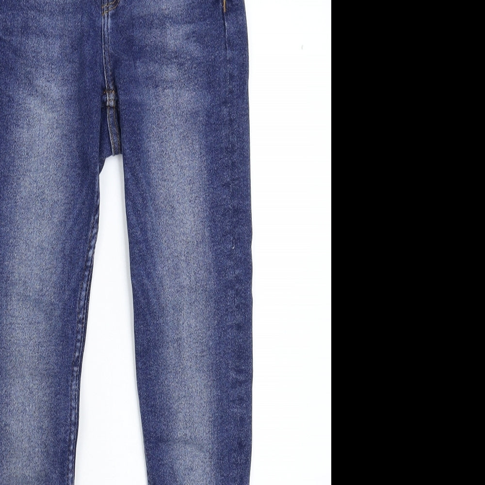 Denim & Co. Womens Blue  Denim Skinny Jeans Size 4 L26 in