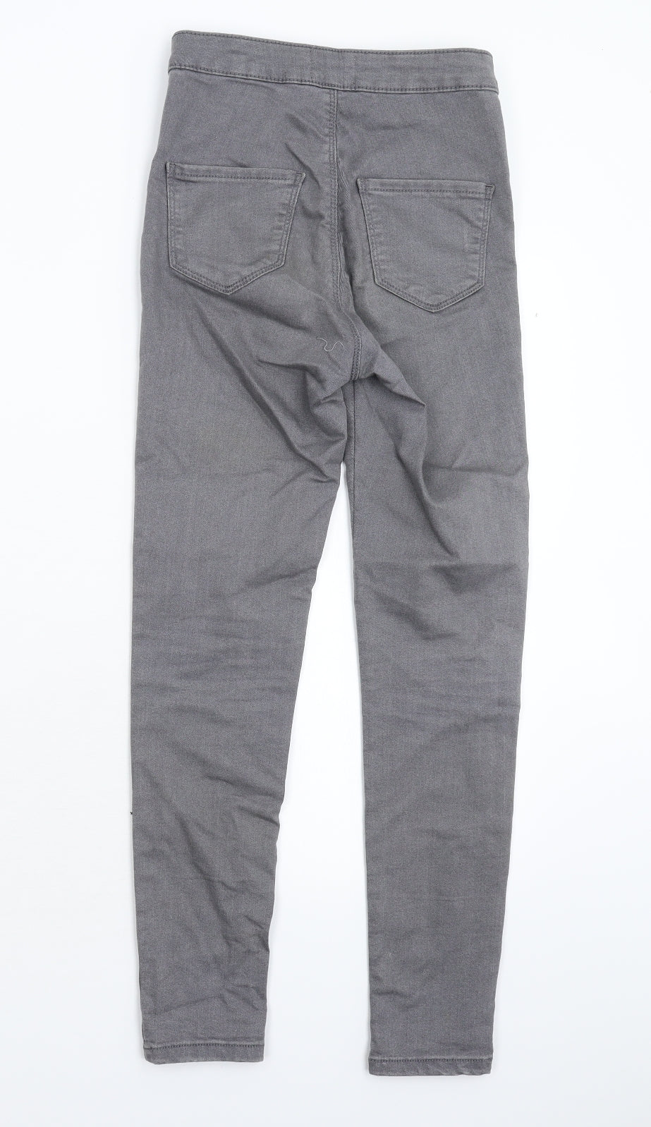 Miss Selfridge Womens Grey  Denim Jegging Jeans Size 10 L25 in