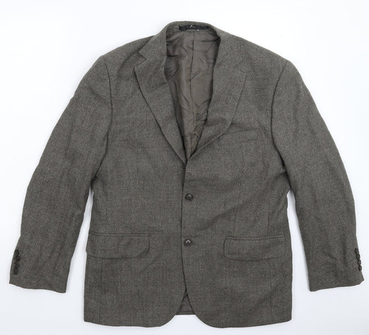 Mens UK Size 40 Marks and Spencer Regular Grey Suit Jacket