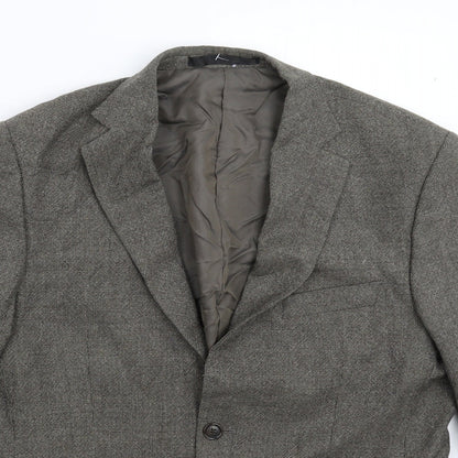 Mens UK Size 40 Marks and Spencer Regular Grey Suit Jacket