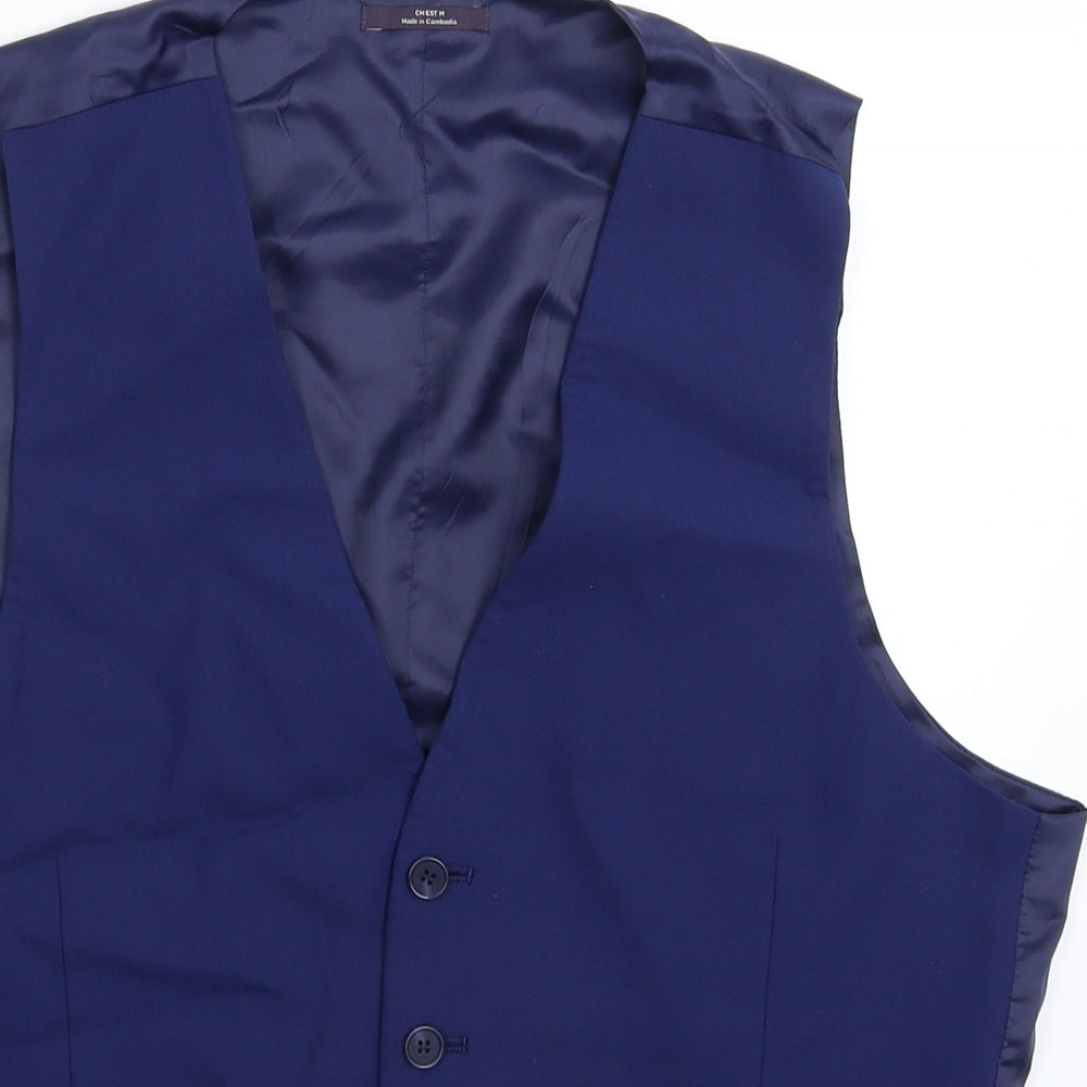 Mens UK Size M Marks and Spencer Regular Blue Suit Jacket