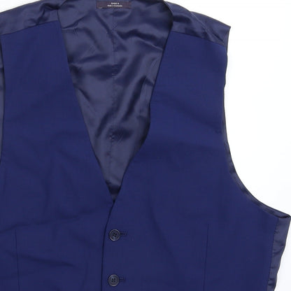 Mens UK Size M Marks and Spencer Regular Blue Suit Jacket