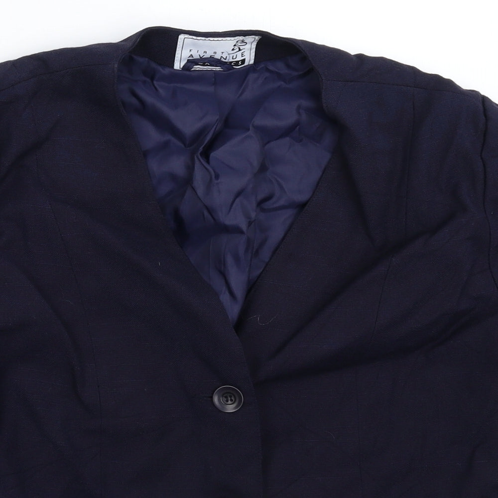 Womens UK Size 16 First Avenue Blue Jacket
