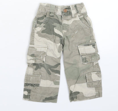 St Bernard Baby Multicoloured Camouflage  Cargo Trousers Size 9-12 Months
