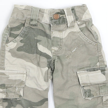St Bernard Baby Multicoloured Camouflage  Cargo Trousers Size 9-12 Months