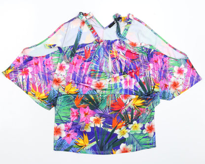 Womens UK Size 10 Very Multicoloured Basic Tank