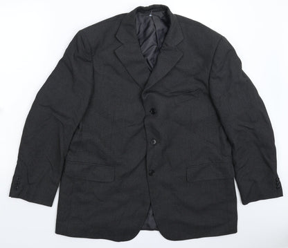 Mens UK Size 44 Marks and Spencer Regular Black Suit Jacket