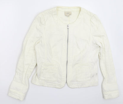 Ann Taylor Womens White   Jacket Blazer Size 10