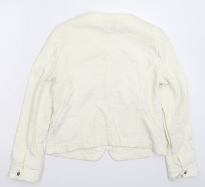 Ann Taylor Womens White   Jacket Blazer Size 10