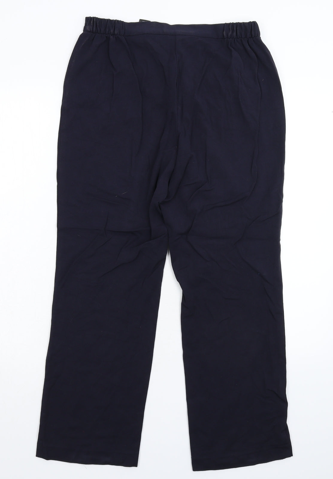 Womens UK Size 10 Marks and Spencer Regular Fit  Blue Trousers