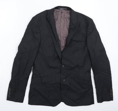 Mens UK Size 38 Marks and Spencer Regular Black Suit Jacket
