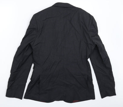 Mens UK Size 38 Marks and Spencer Regular Black Suit Jacket
