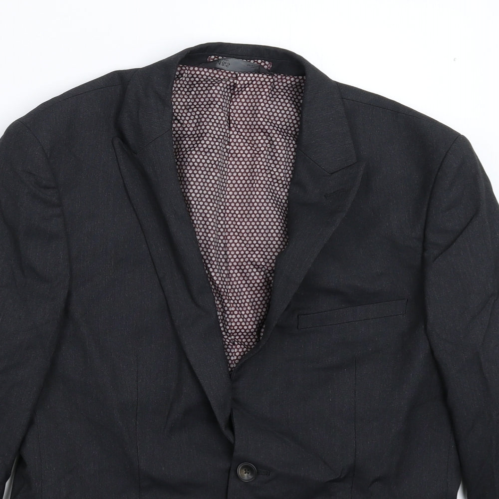 Mens UK Size 38 Marks and Spencer Regular Black Suit Jacket