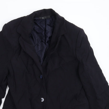 BHS Womens Blue   Jacket Suit Jacket Size 14