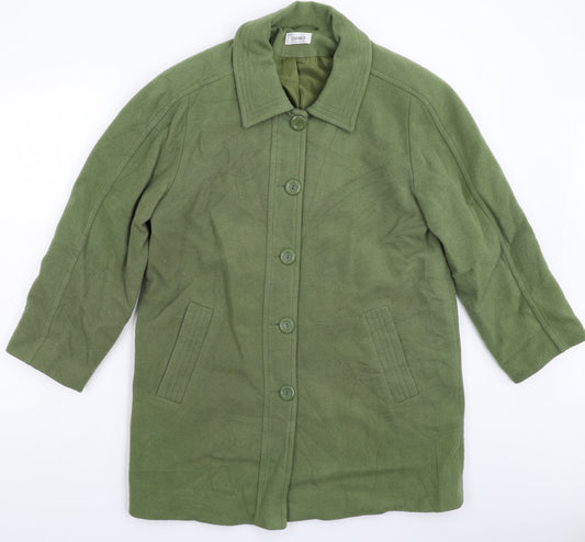 Classics Womens Green   Jacket Coat Size 16