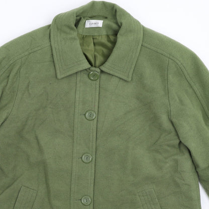 Classics Womens Green   Jacket Coat Size 16