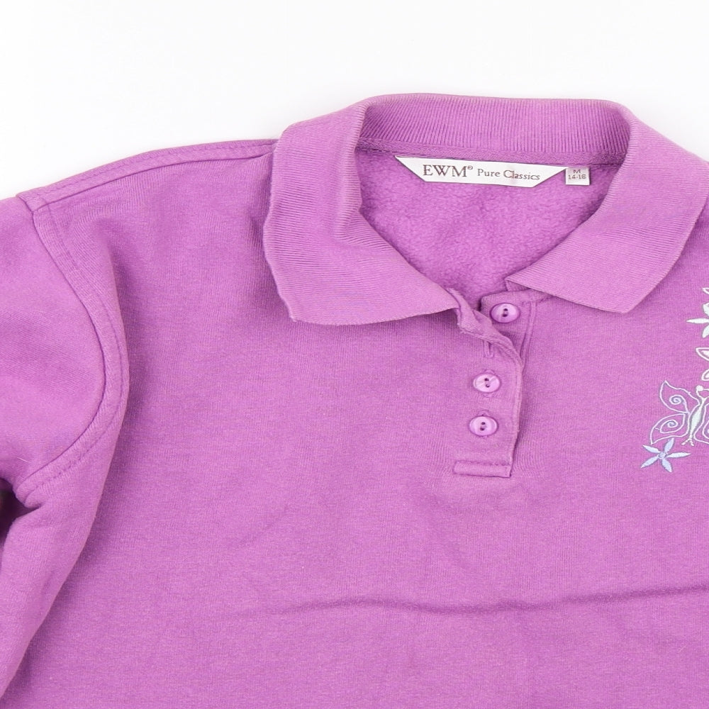 EWM Womens Purple   Pullover Jumper Size M