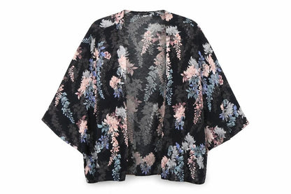 Womens UK Size 12 New Look Black Wrap Blouse