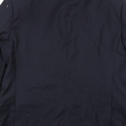 Mens UK Size L Paul Costelloe Regular Blue Suit Jacket