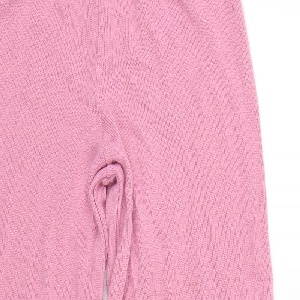 Nasty Gal Womens Pink Striped  Jogger Trousers Size M L25 in