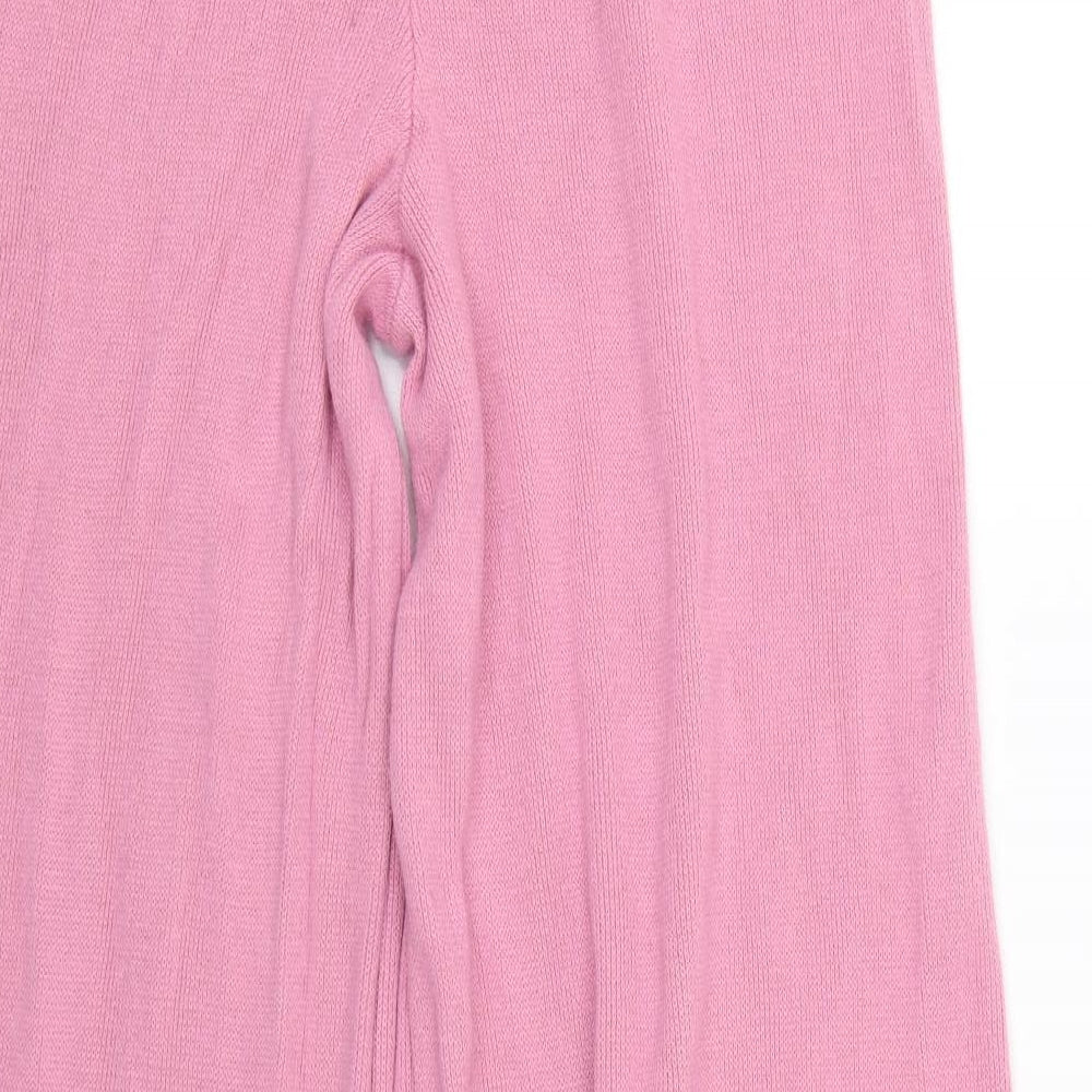 Nasty Gal Womens Pink Striped  Jogger Trousers Size M L25 in