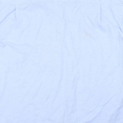 Russell Collection Mens Blue    Button-Up Size 16.5