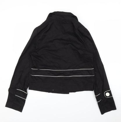 Womens UK Size 14 H&M Black Jacket