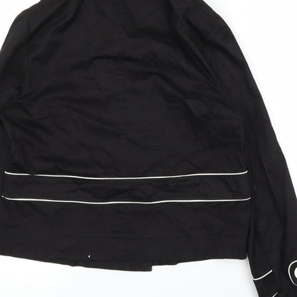 Womens UK Size 14 H&M Black Jacket