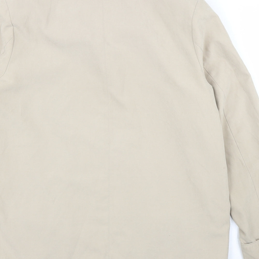 Womens UK Size 10 Finesse Beige Overcoat