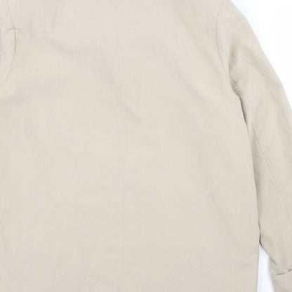 Womens UK Size 10 Finesse Beige Overcoat