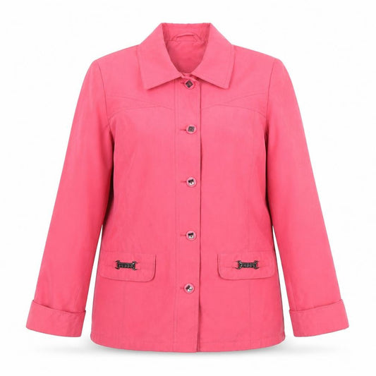 Womens UK Size 10 First Avenue Pink Overcoat