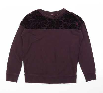 Womens UK Size 8 NEXT Purple Pullover Jumper