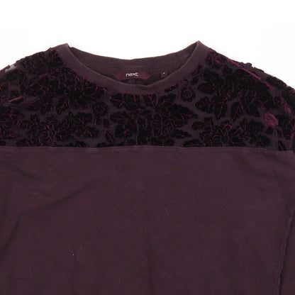 Womens UK Size 8 NEXT Purple Pullover Jumper